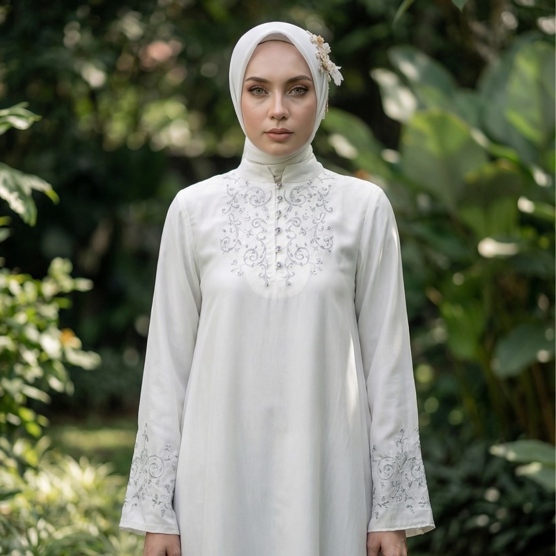 Shafira Syahira Dress | Dress Wanita | Bahan Bamboo Silk