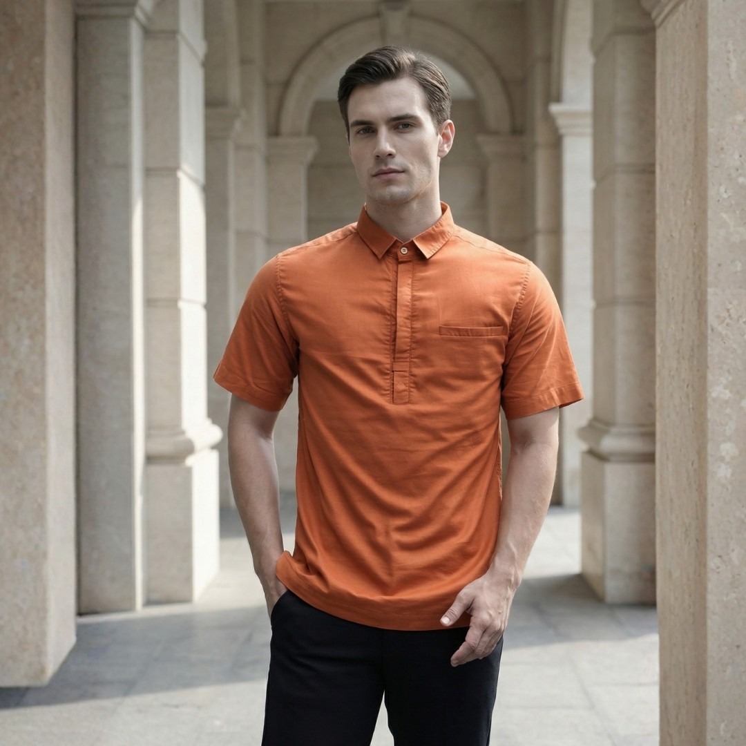 Shafira | Theo Menswear | Koko Tangan Pendek Pria Premium
