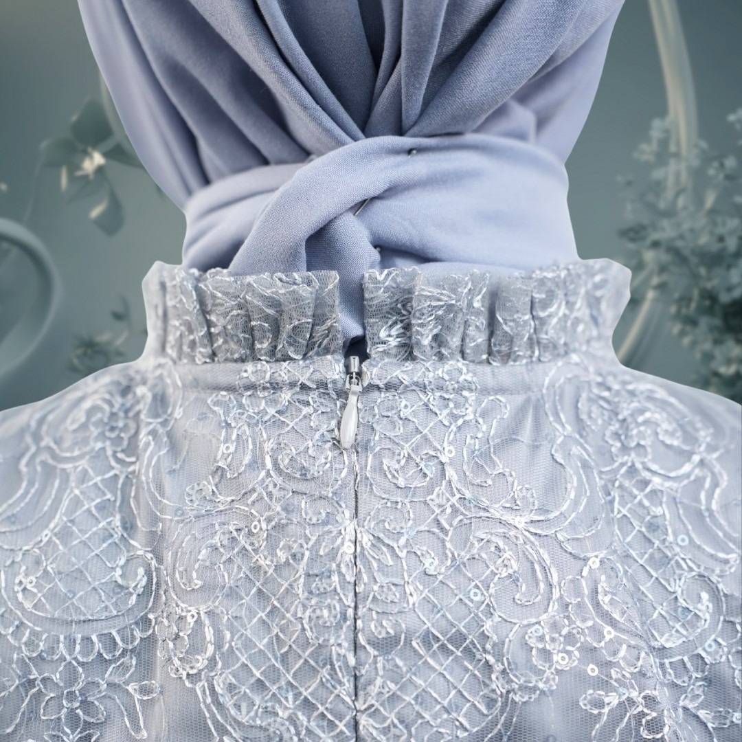 Shafira Zella Dress | Dress Wanita  | Bahan Sparkle Crush