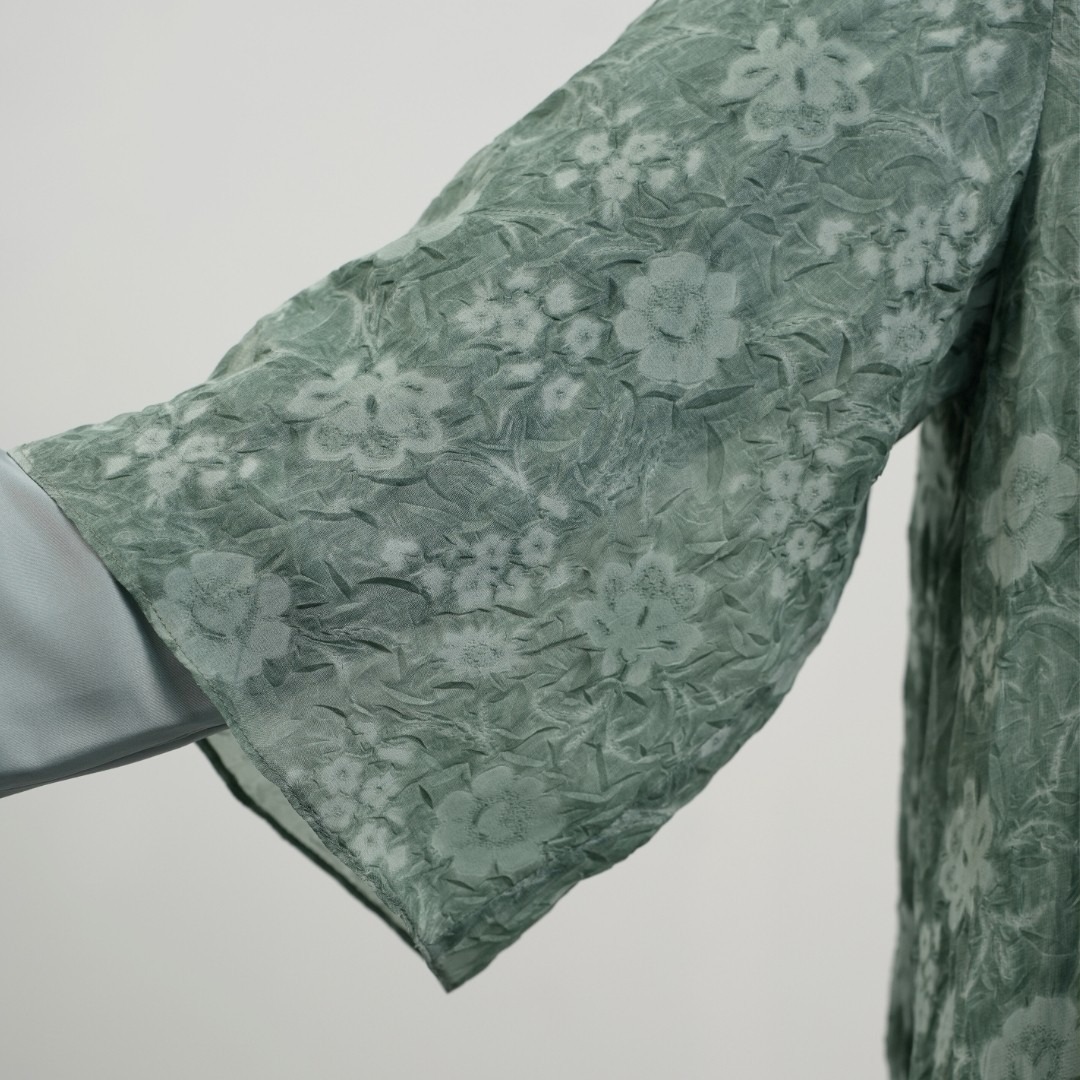 Shafira Zenara Dress | Dress Wanita | Bahan Chiffon Motif