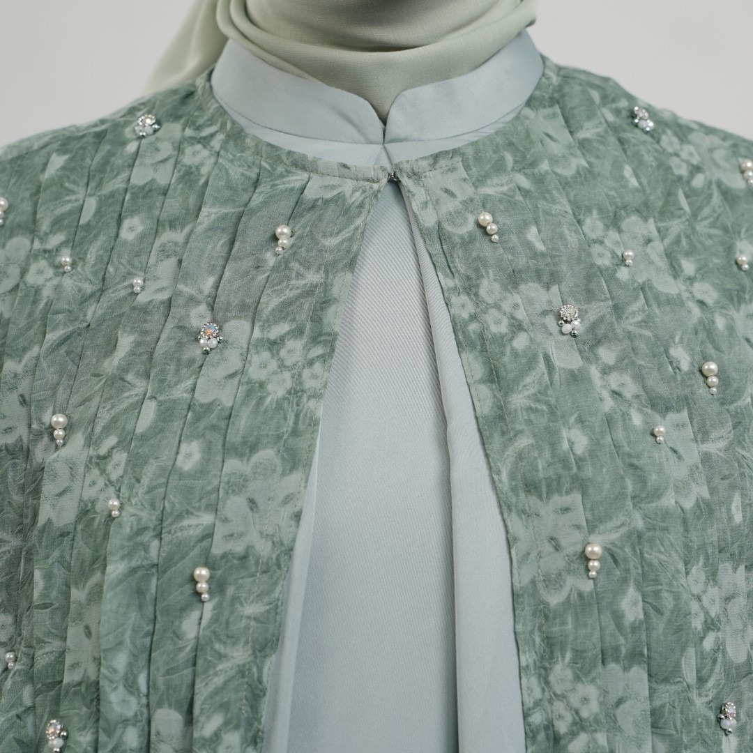 Shafira Zenara Dress | Dress Wanita | Bahan Chiffon Motif