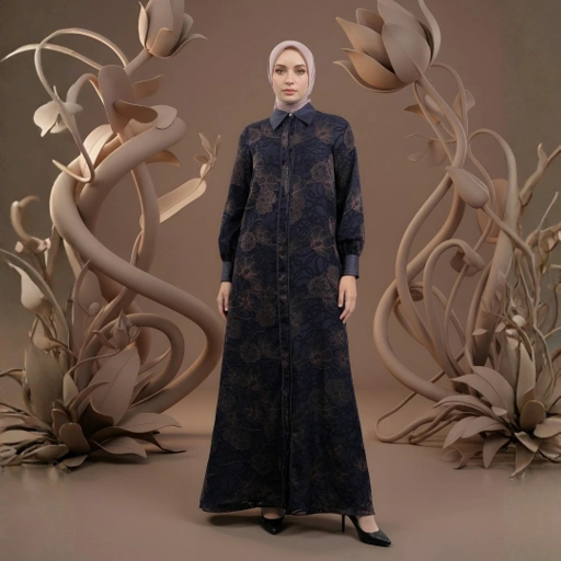 Image of Shafira Zevira Dress | Dress Wanita  | Bahan Chiffon Burn Out