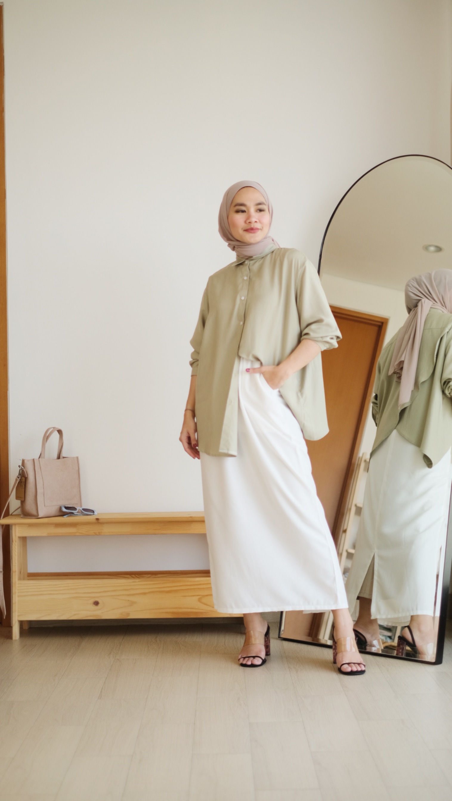 BRIANA SKIRT BROKEN WHITE