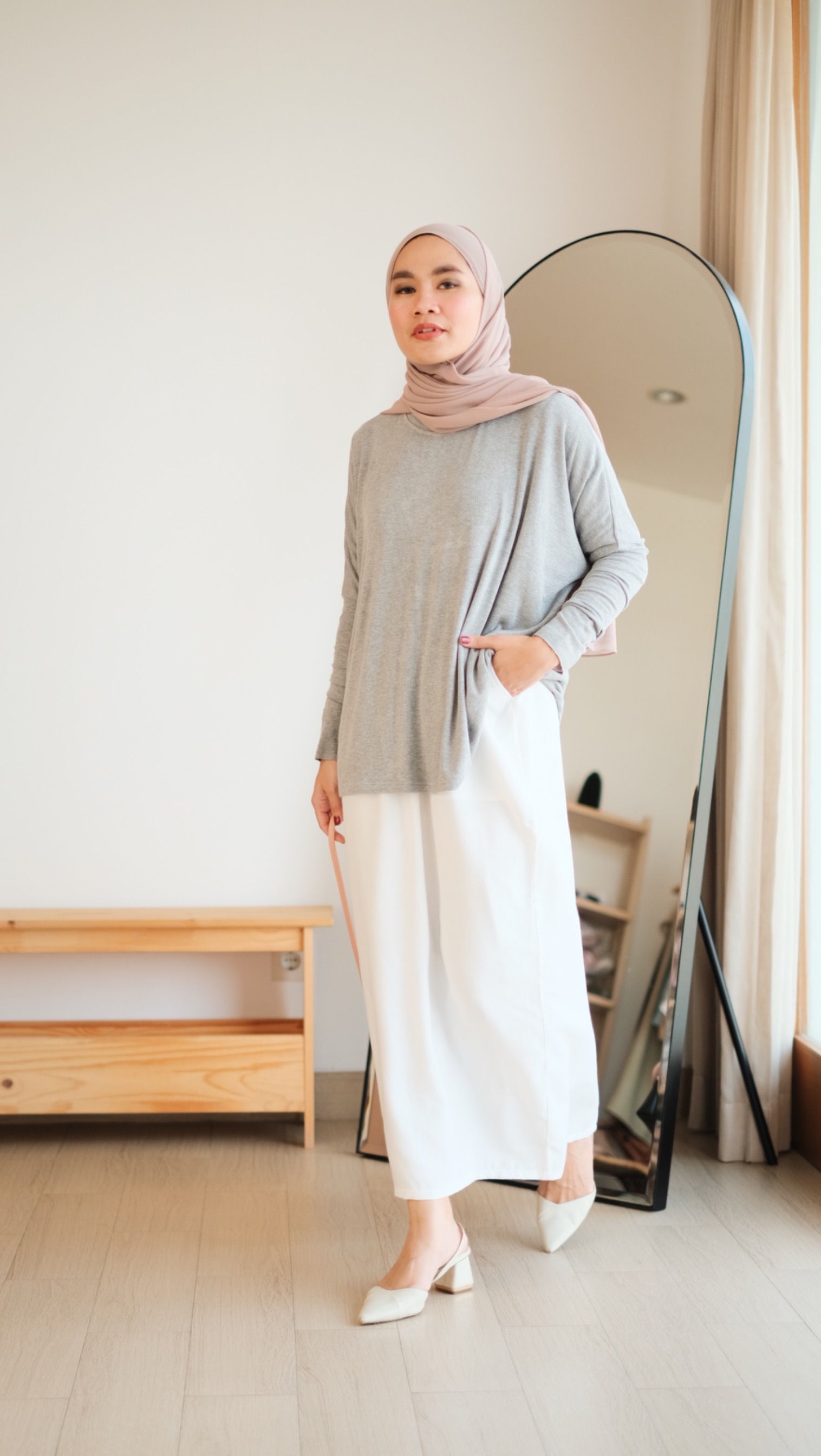 BRIANA SKIRT BROKEN WHITE