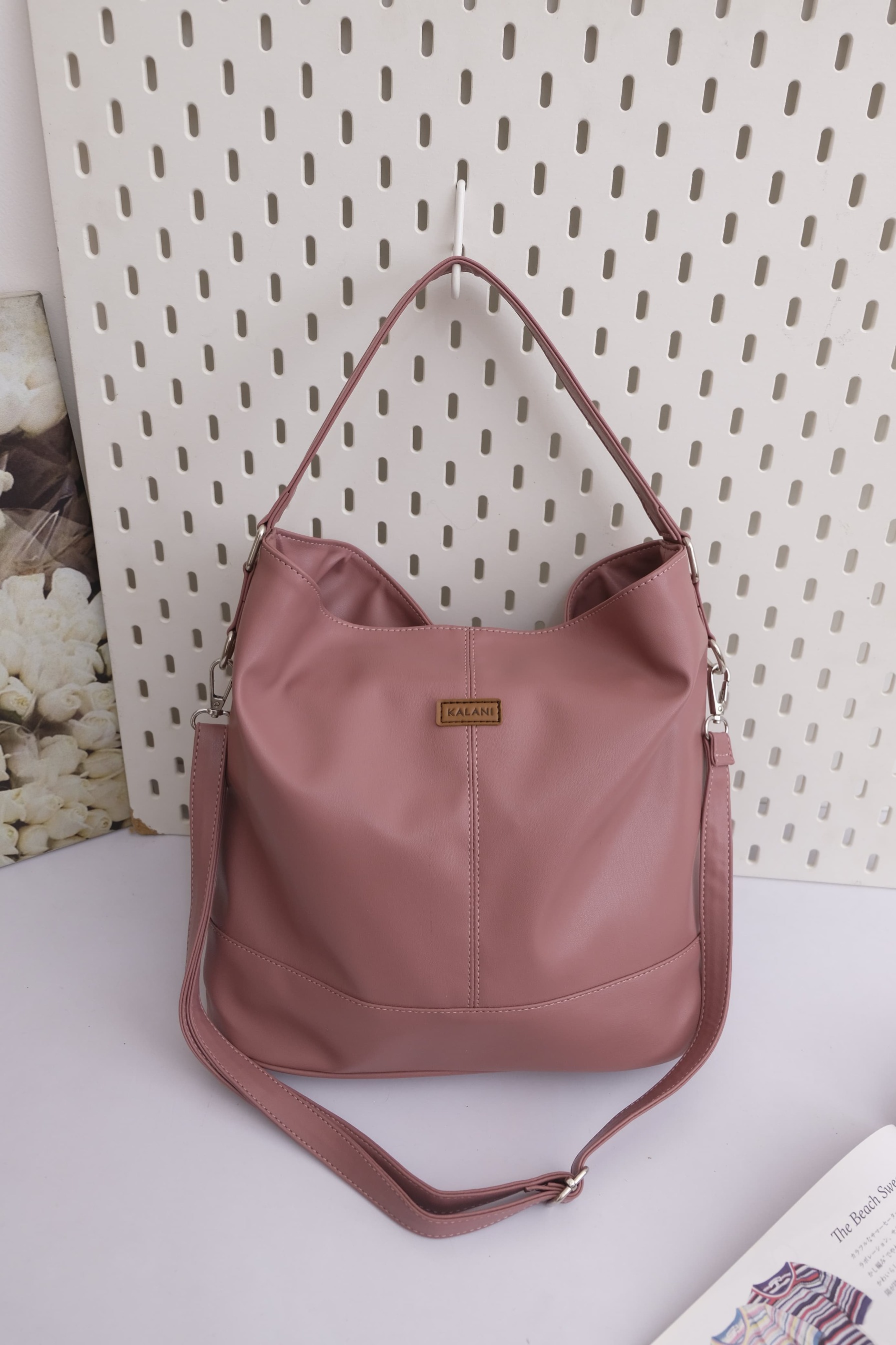 Kalani Bags Maddie Tote Bag Sling Bag  Pu Leather