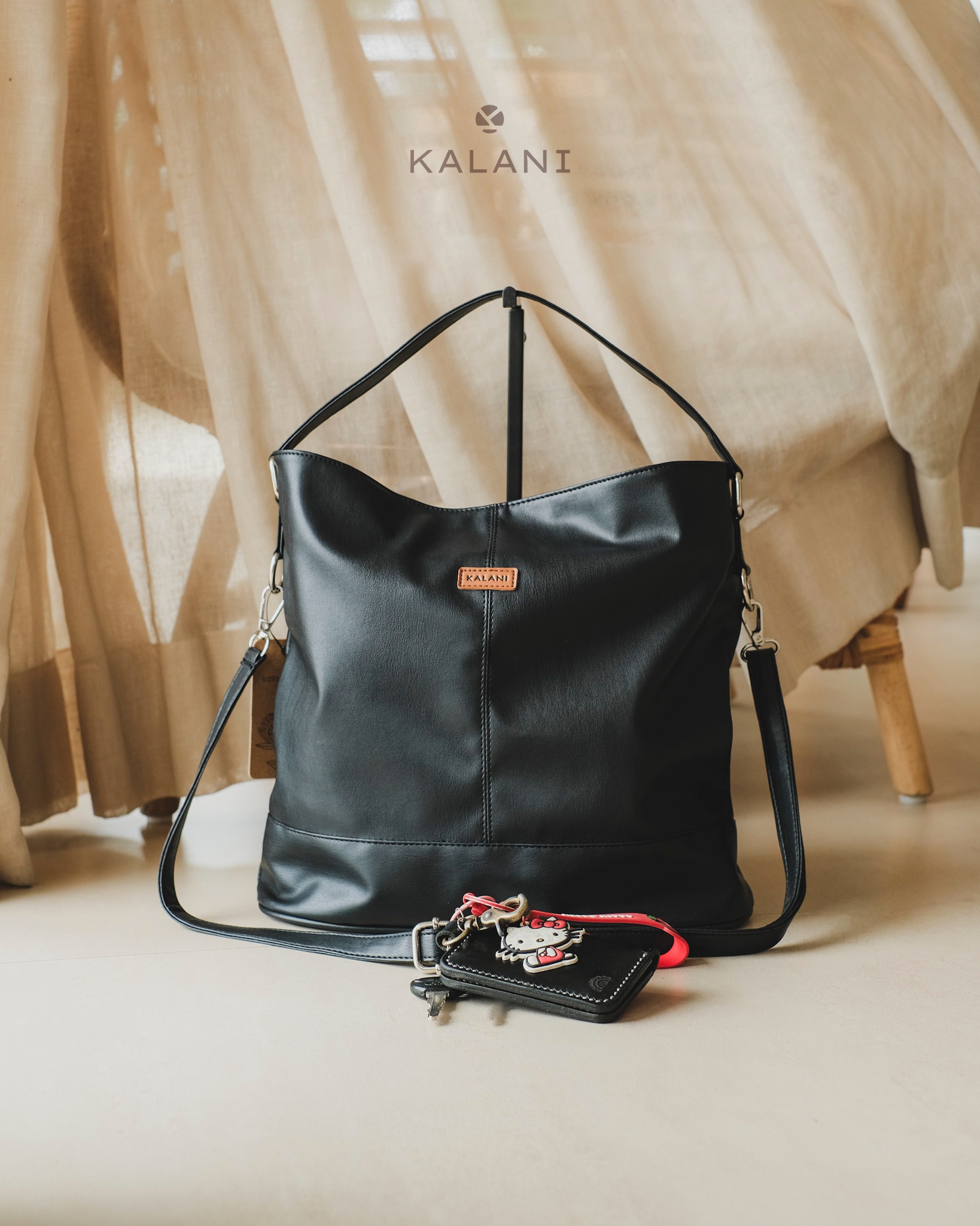 Kalani Bags Maddie Tote Bag Sling Bag  Pu Leather