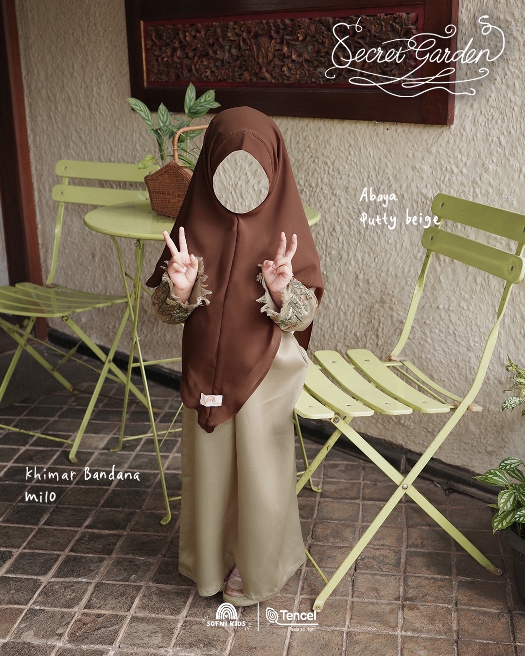 Little Khimar Bandana (Launch w/ Secret Garden)