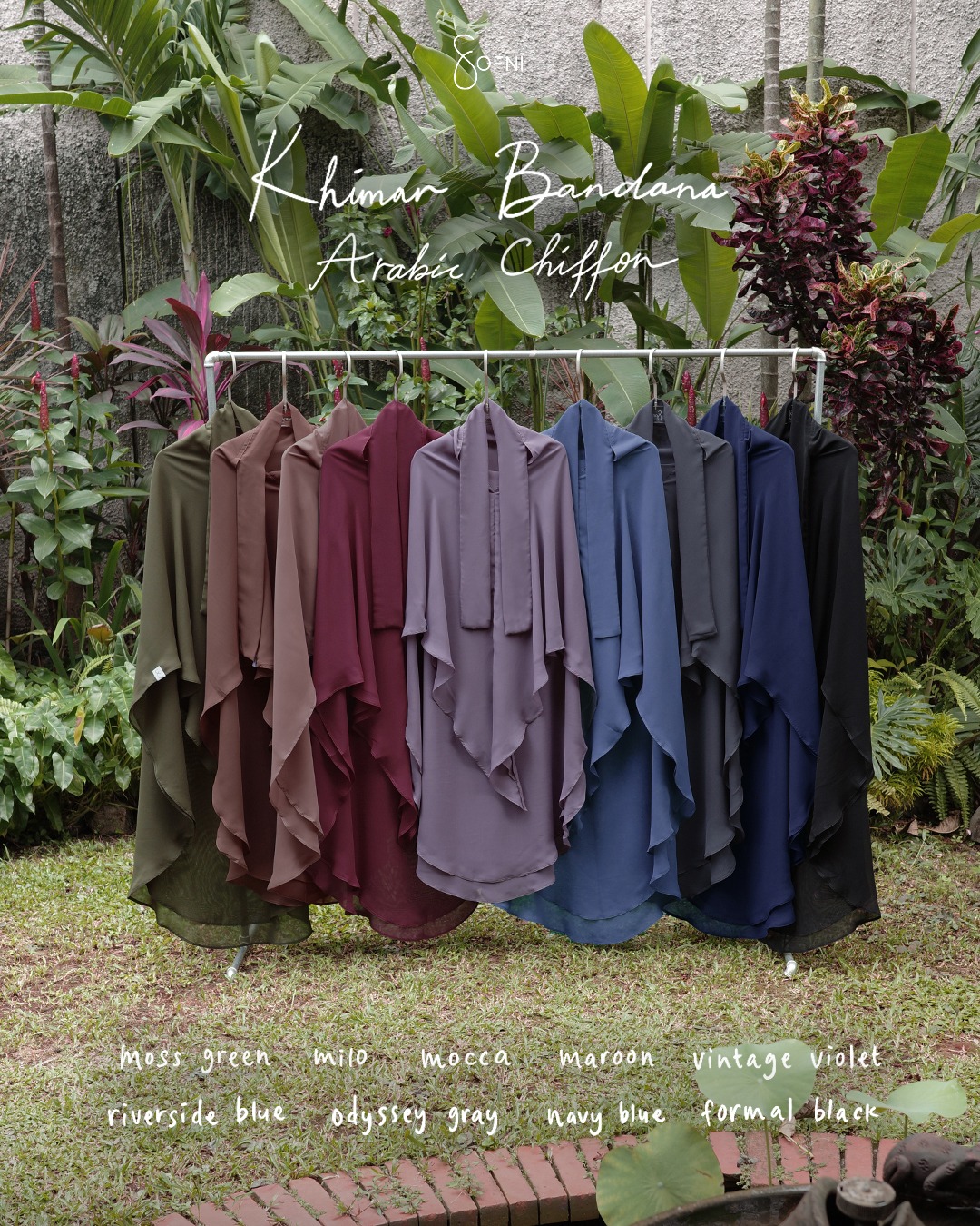 B GRADE Khimar Bandana (Launch w/ Secret Garden)