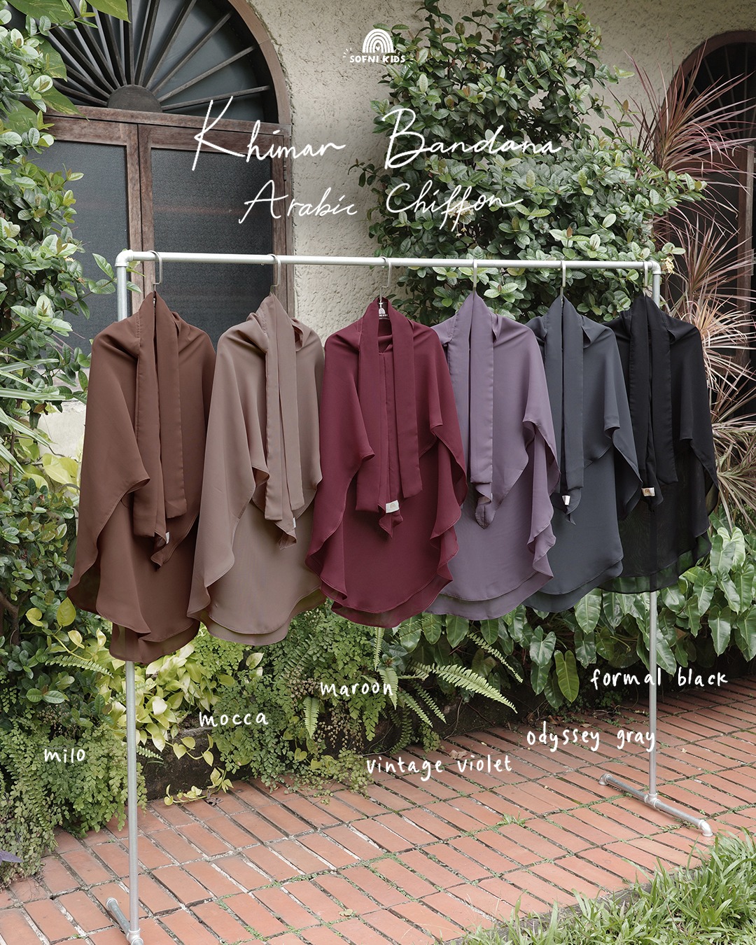 Little Khimar Bandana (Launch w/ Secret Garden)