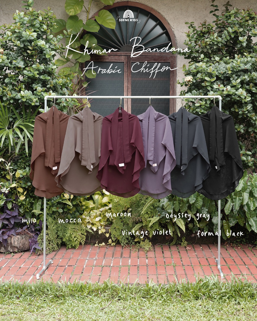 Little Khimar Bandana (Launch w/ Secret Garden)