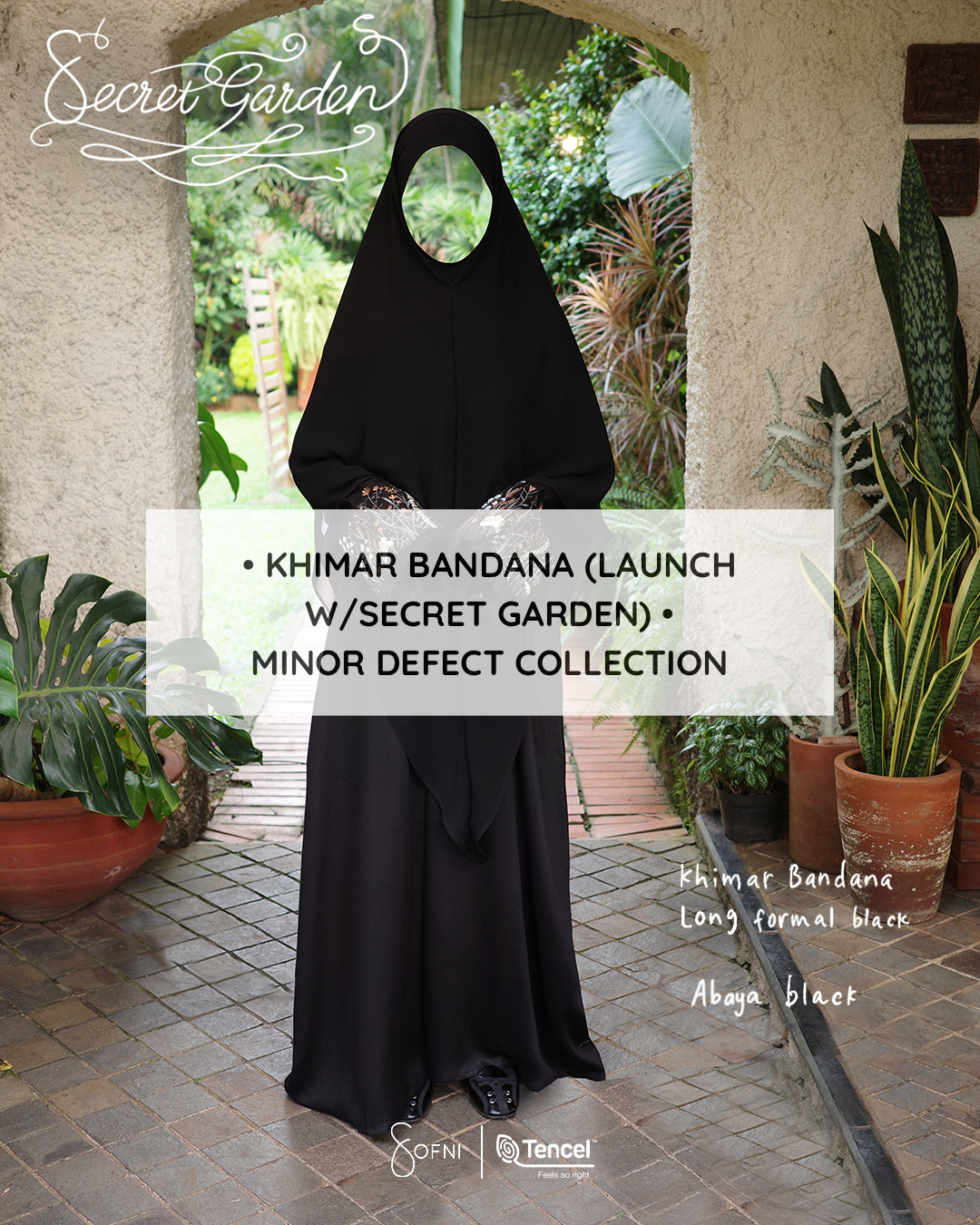 B GRADE Khimar Bandana (Launch w/ Secret Garden)