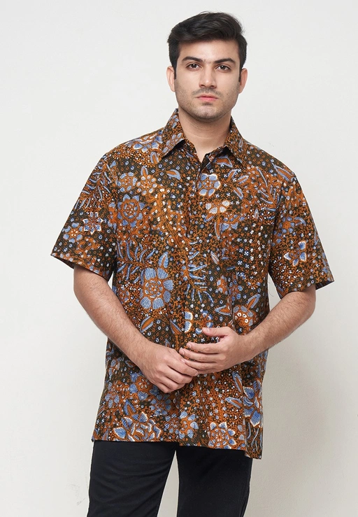 Image of ALLEIRA BATIK SHORT SLEEVE SHIRT COTTON 05808/MH
