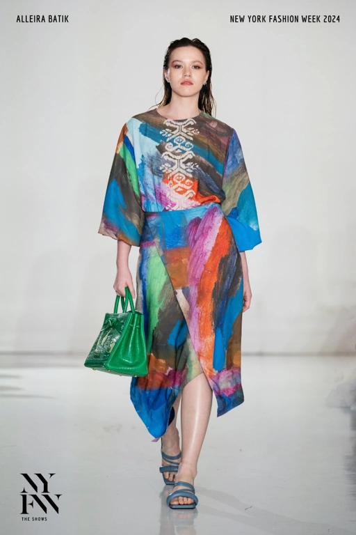 Image of ALLEIRA BATIK KAMELIA SET SILK NYFW 2024