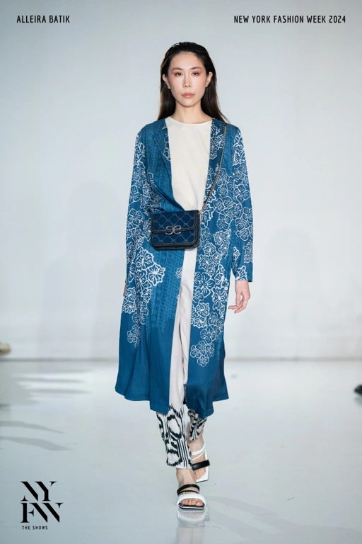 Image of ALLEIRA BATIK LONG OUTER SILK NYFW 2024