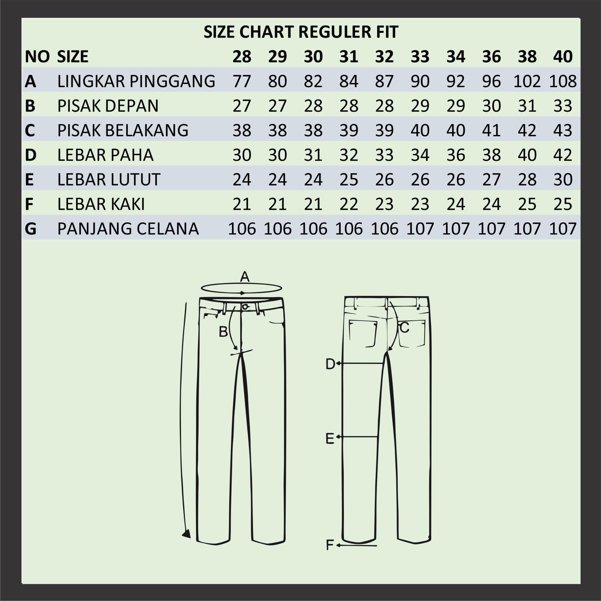 CARGO PANTS GREEN ARMY SELVEDGE ACCENT Slim Twill Panjang Chino Straight Pria Celana Hitam Kerja Katun