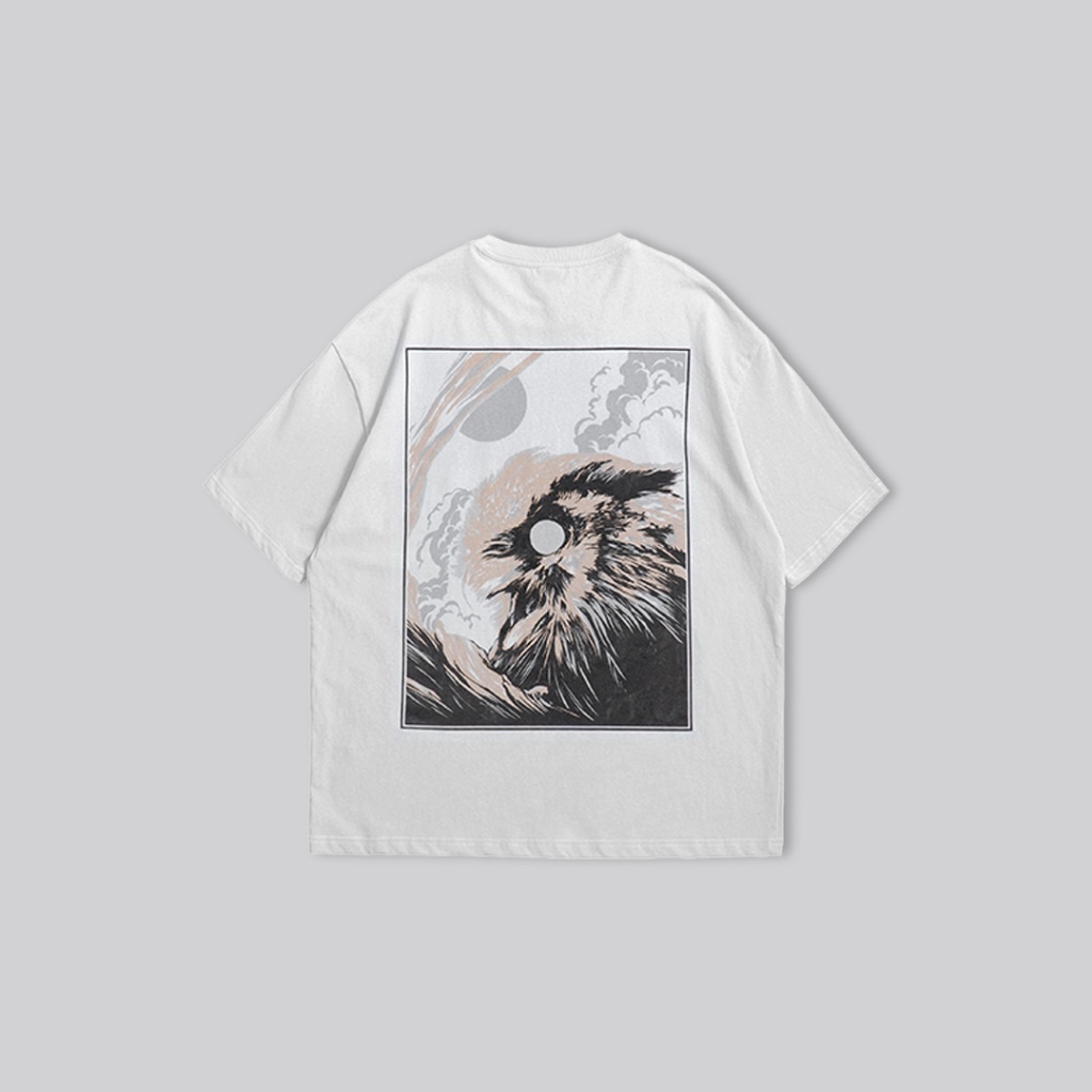 Distin Denim Mad Owl  T-Shirt 24s | Kaos Pria hitam