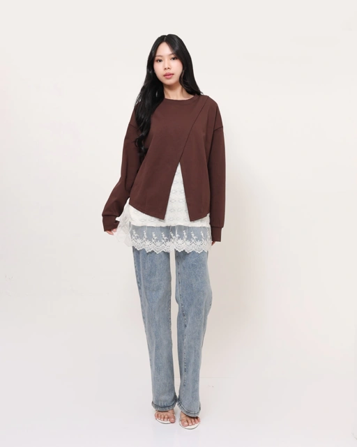 Image of FELICE LACE BLOUSE