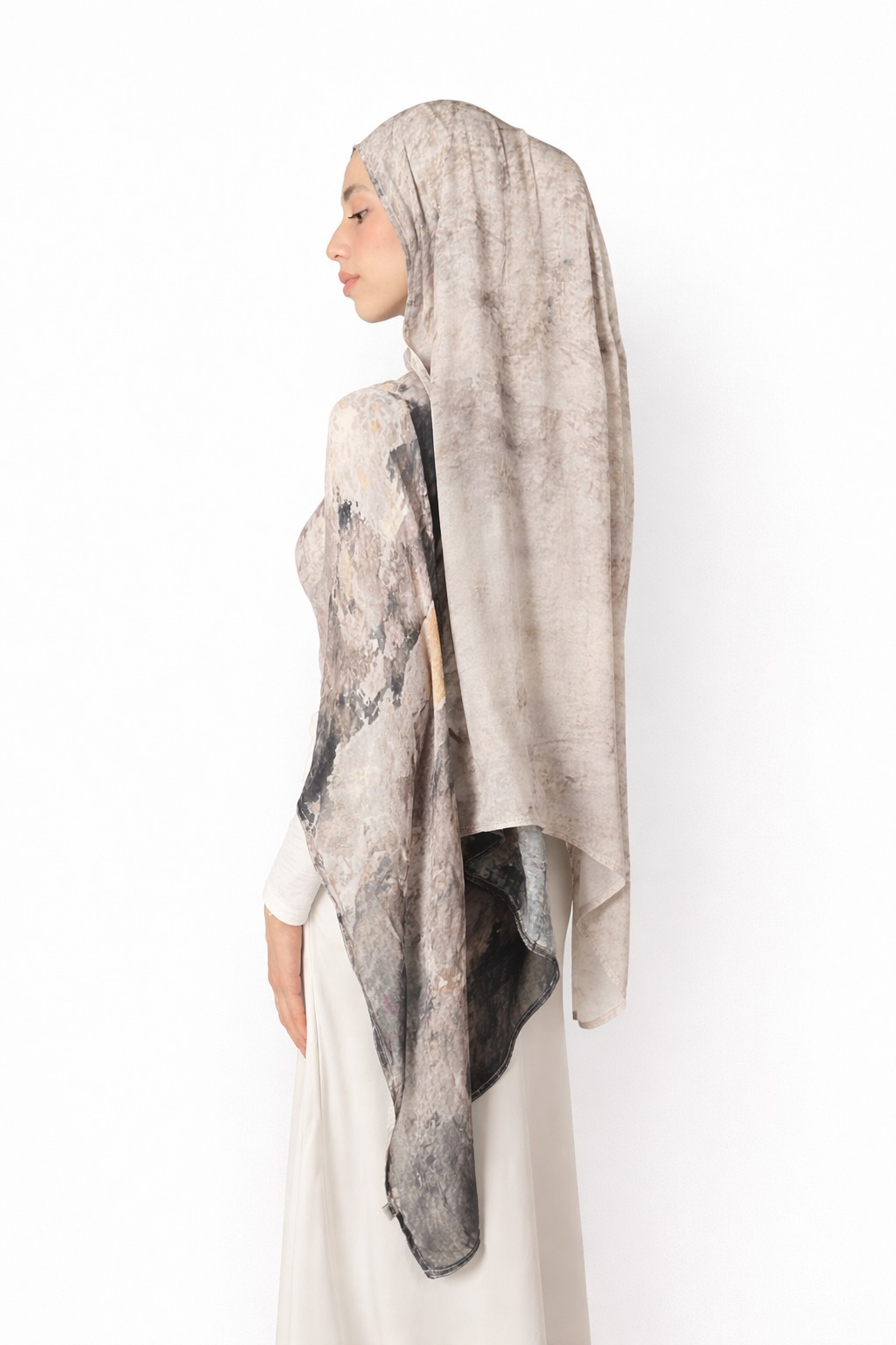 MAE PRINTED VISCOSE PASHMINA