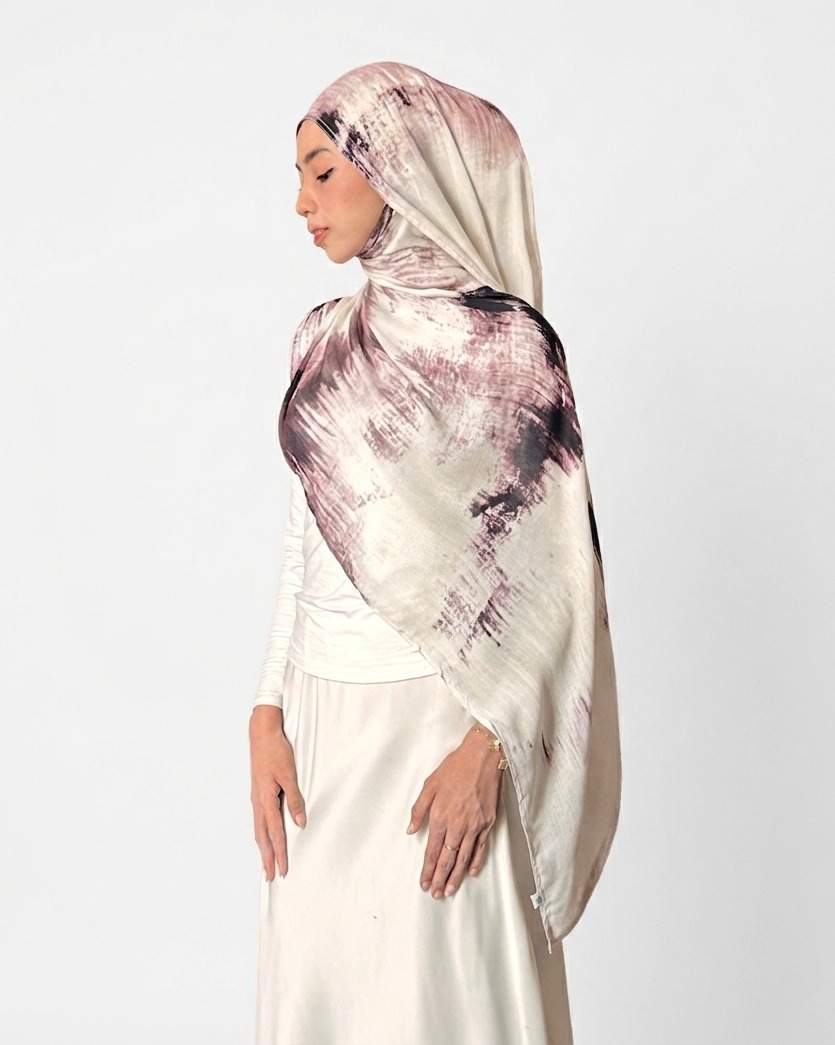 MAE PRINTED VISCOSE PASHMINA