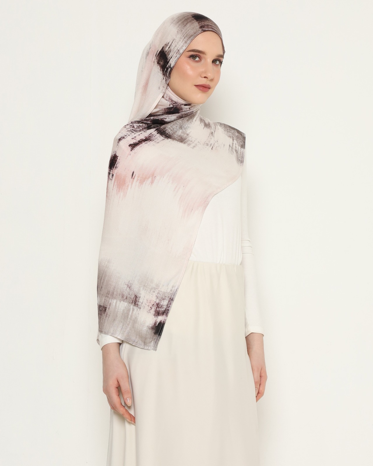 MAE PRINTED VISCOSE PASHMINA