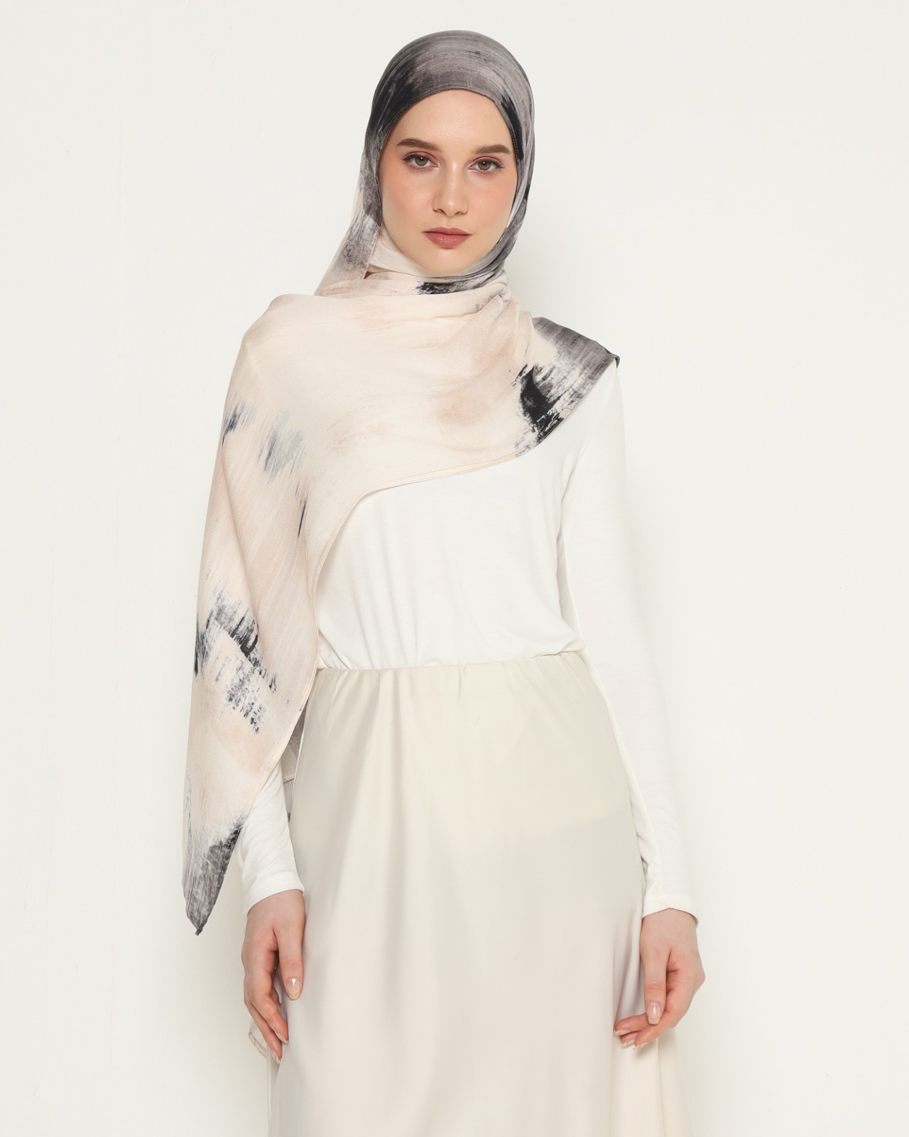 MAE PRINTED VISCOSE PASHMINA