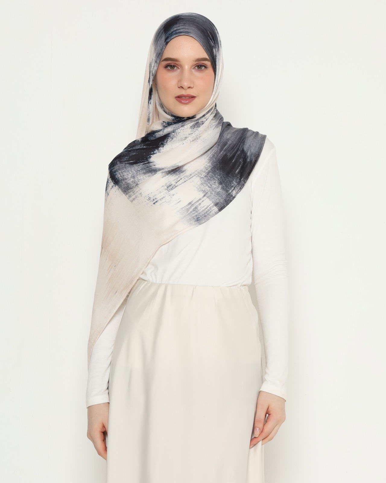 MAE PRINTED VISCOSE PASHMINA