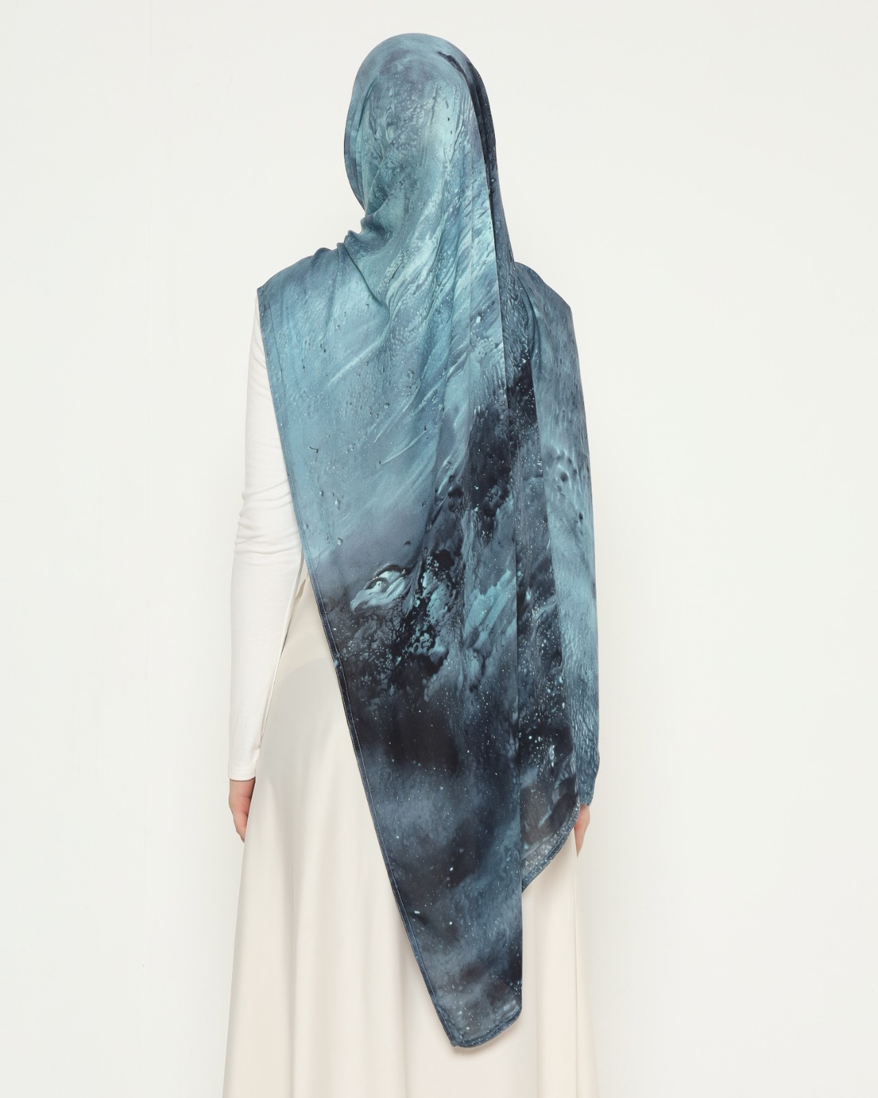 MAE PRINTED VISCOSE PASHMINA