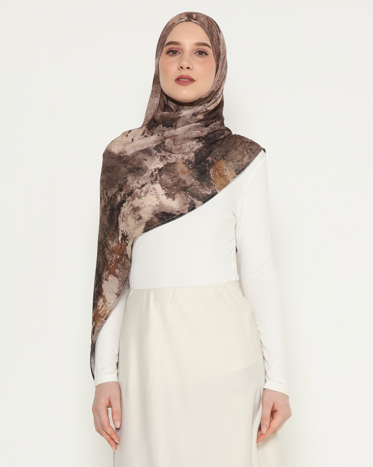 MAE PRINTED VISCOSE PASHMINA