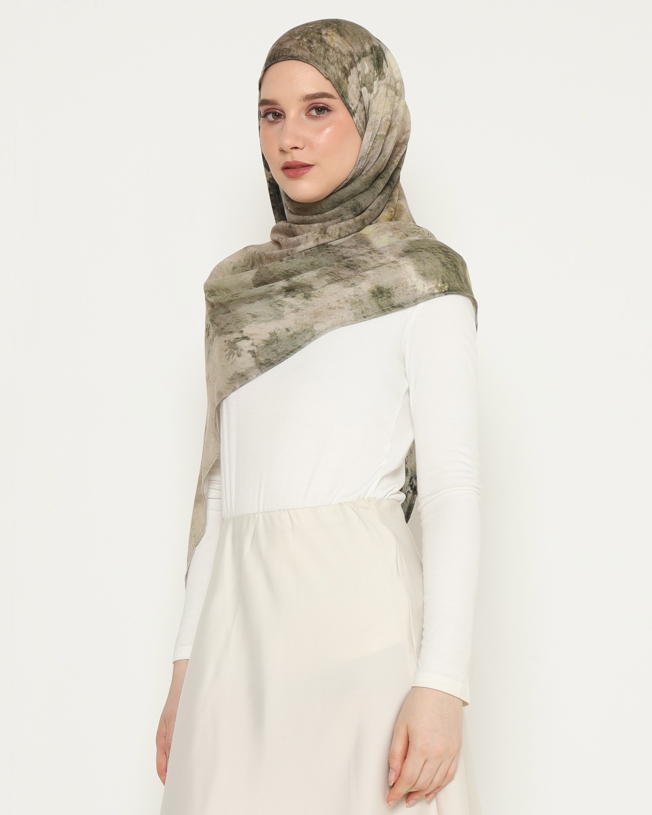 MAE PRINTED VISCOSE PASHMINA