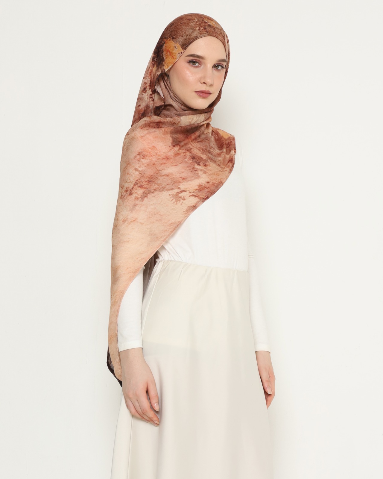 MAE PRINTED VISCOSE PASHMINA