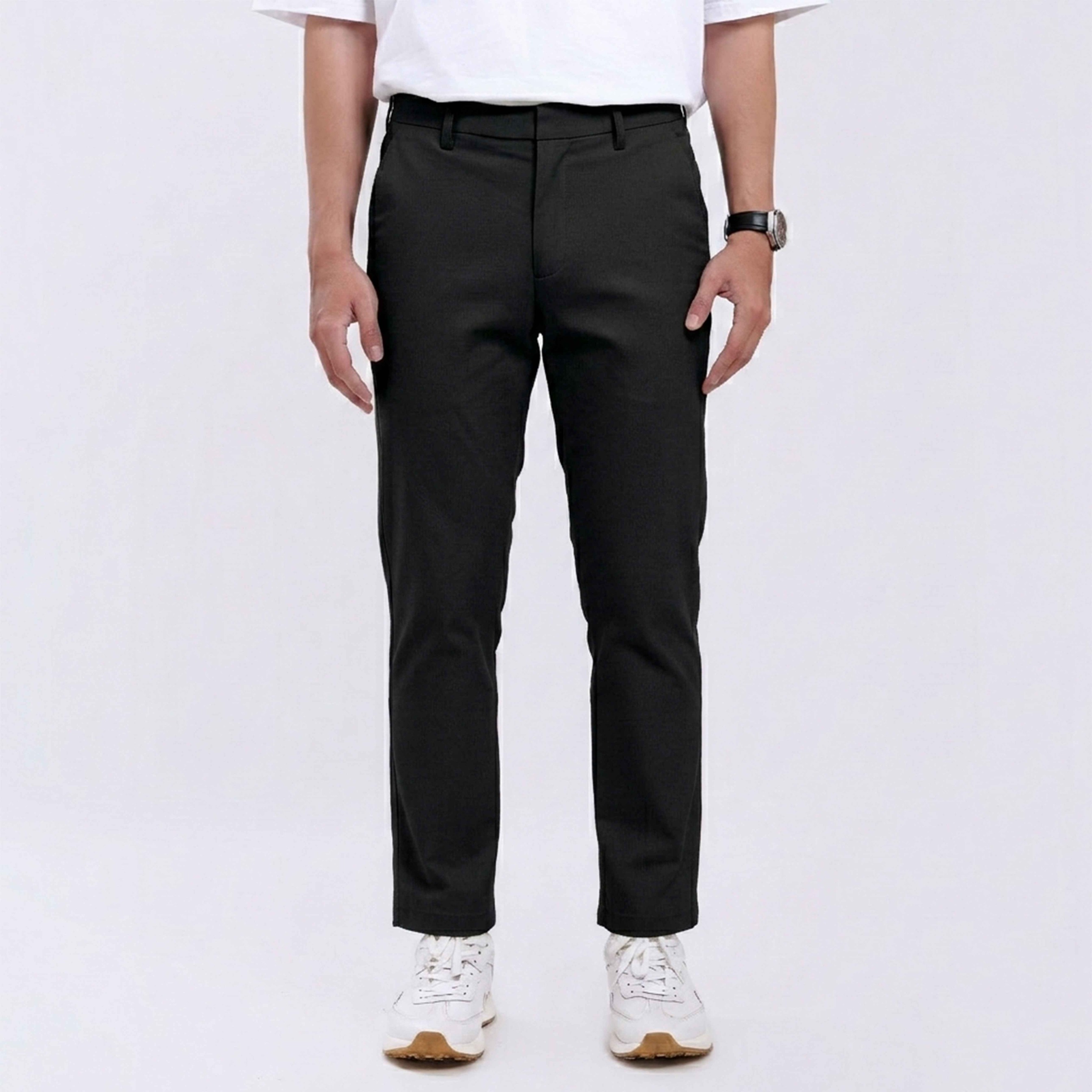 Black Basic Pants