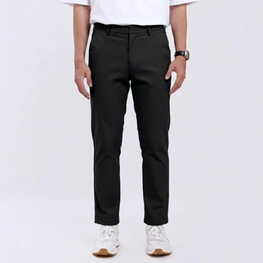 Image of Black Basic Pants