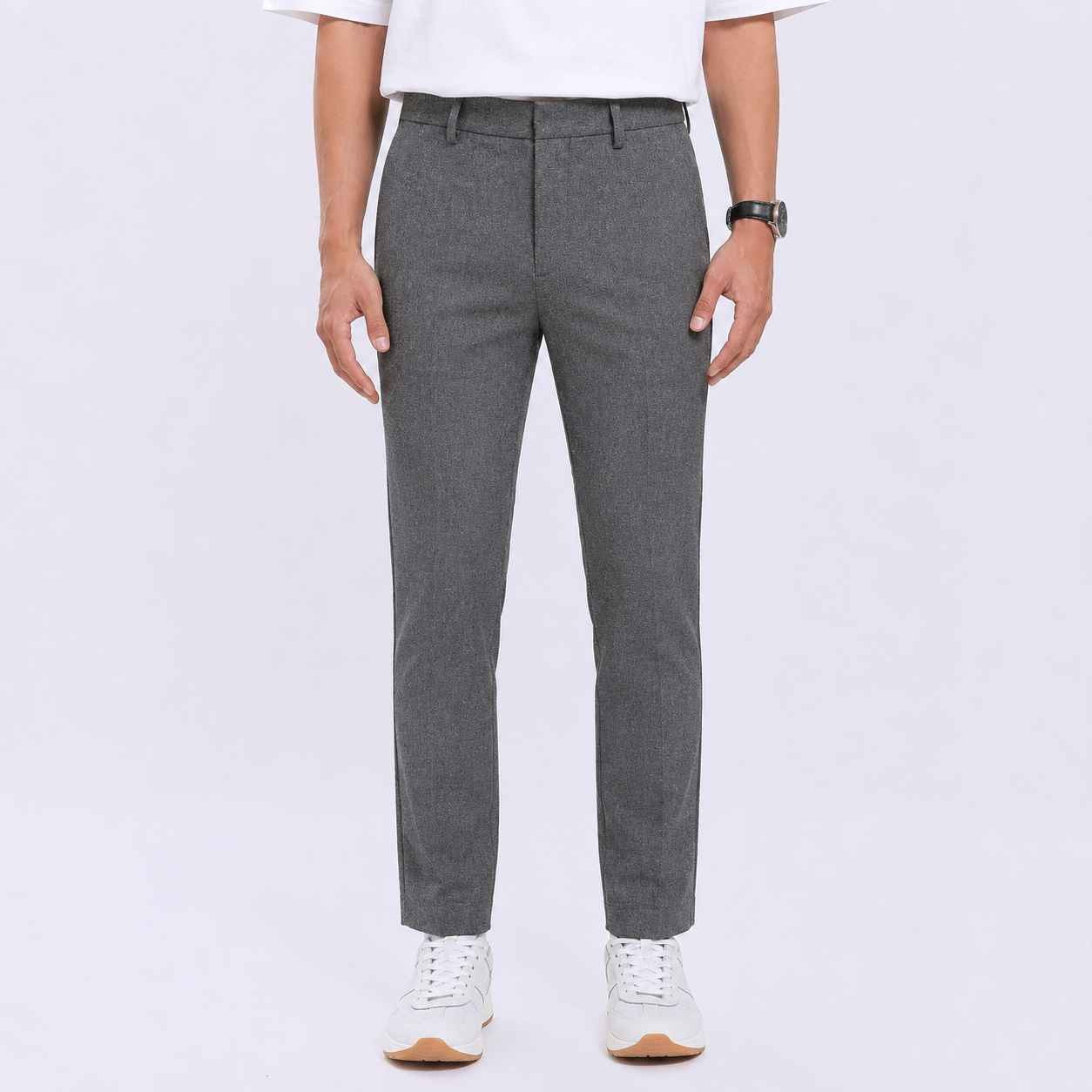 Light Grey Basic Pants