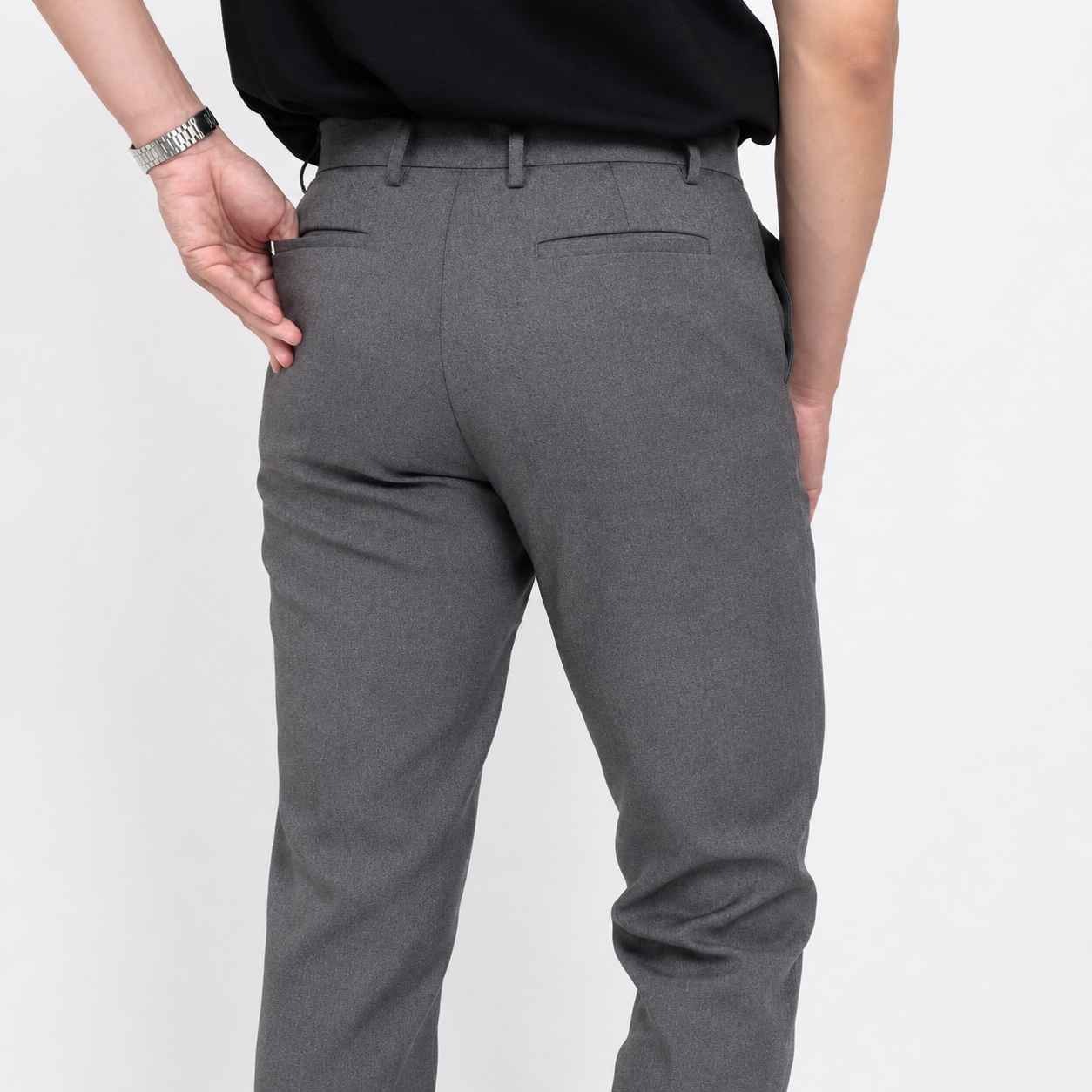 Light Grey Basic Pants