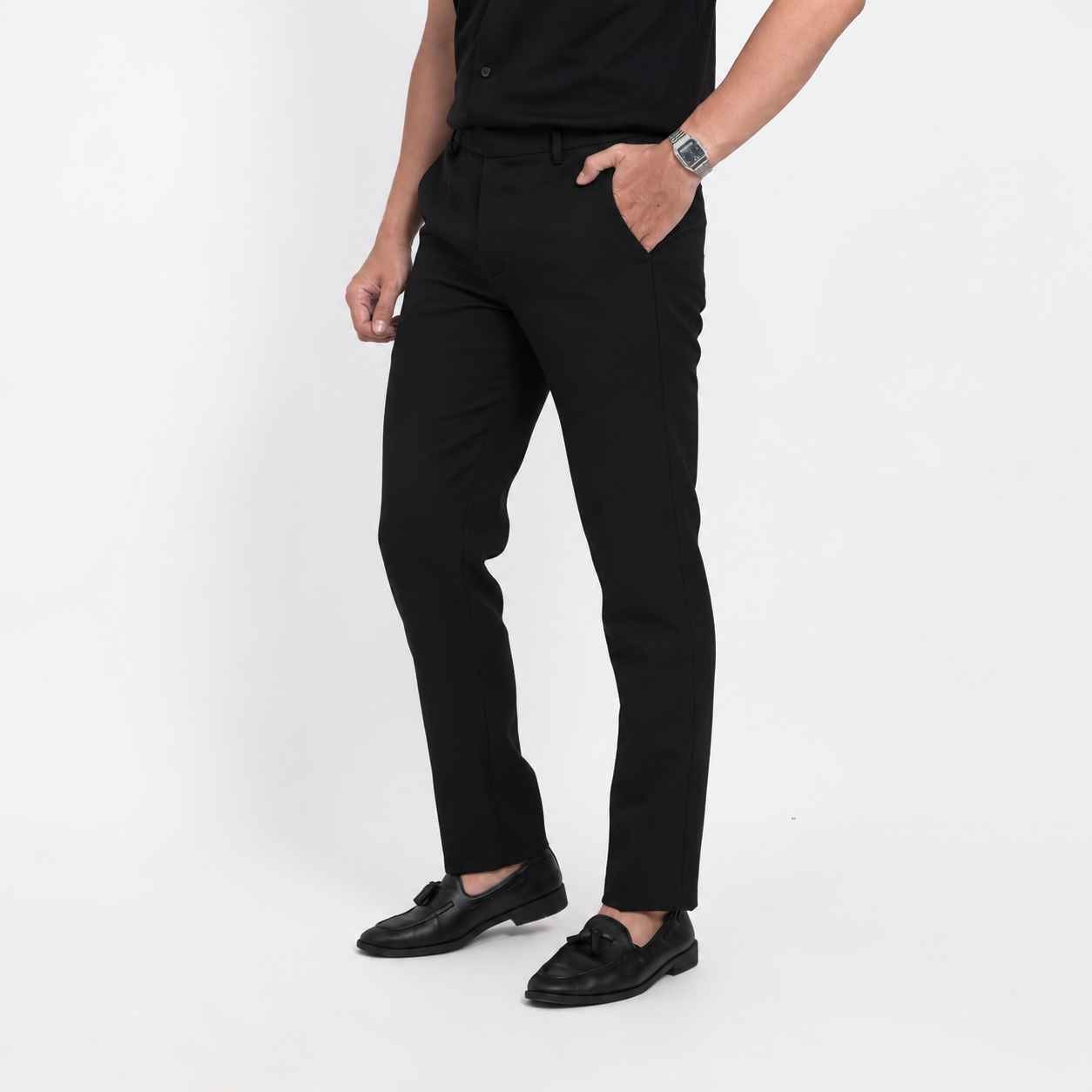 Black Basic Pants