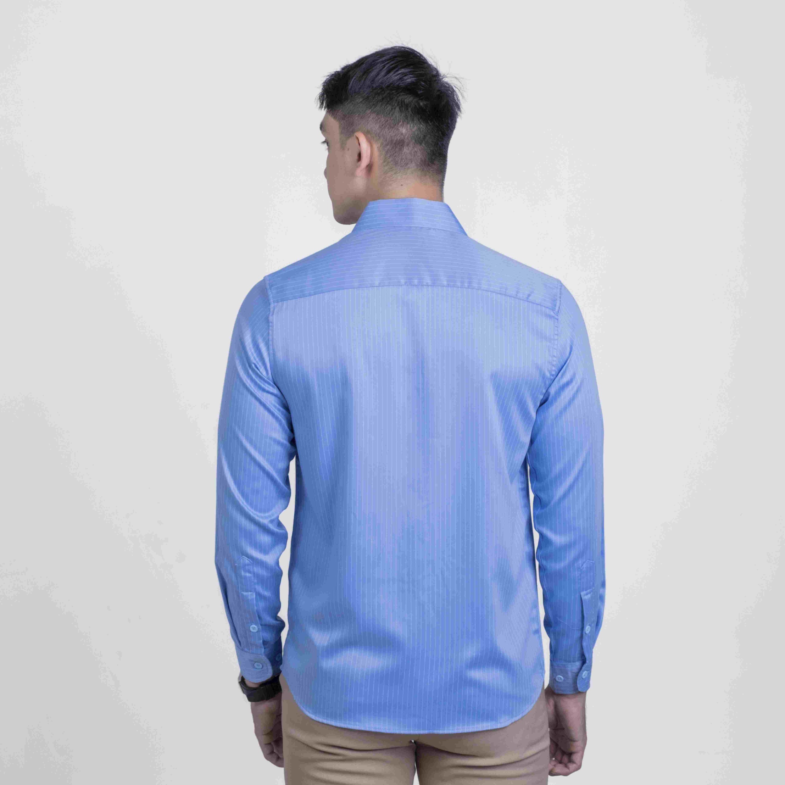 Ice Blue Evrest Stripe Shirt