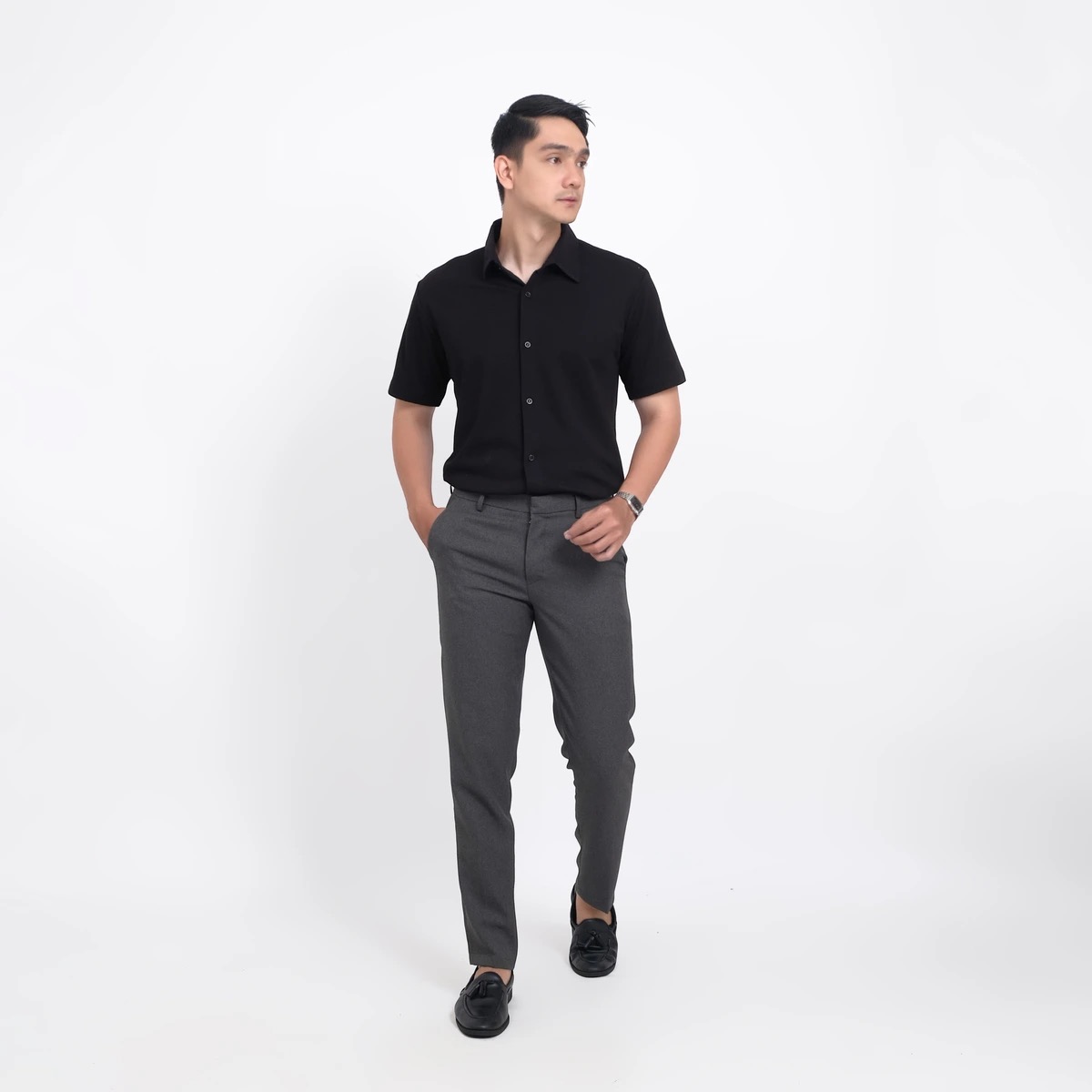 Basic Pants - Celana Bahan Slimfit