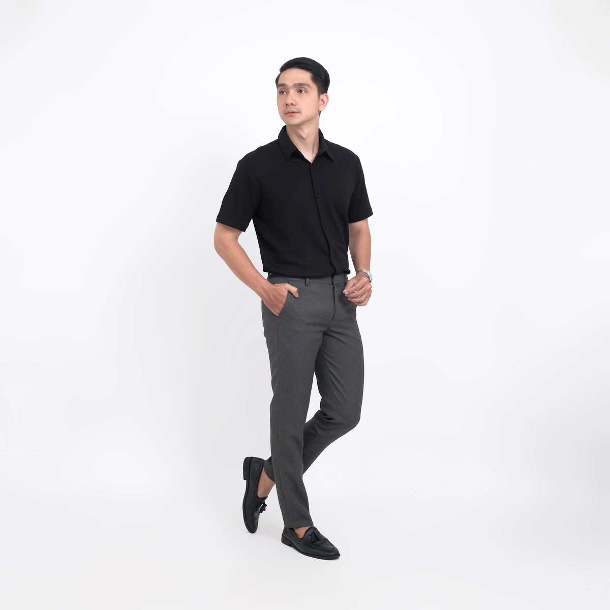 Basic Pants - Celana Bahan Slimfit