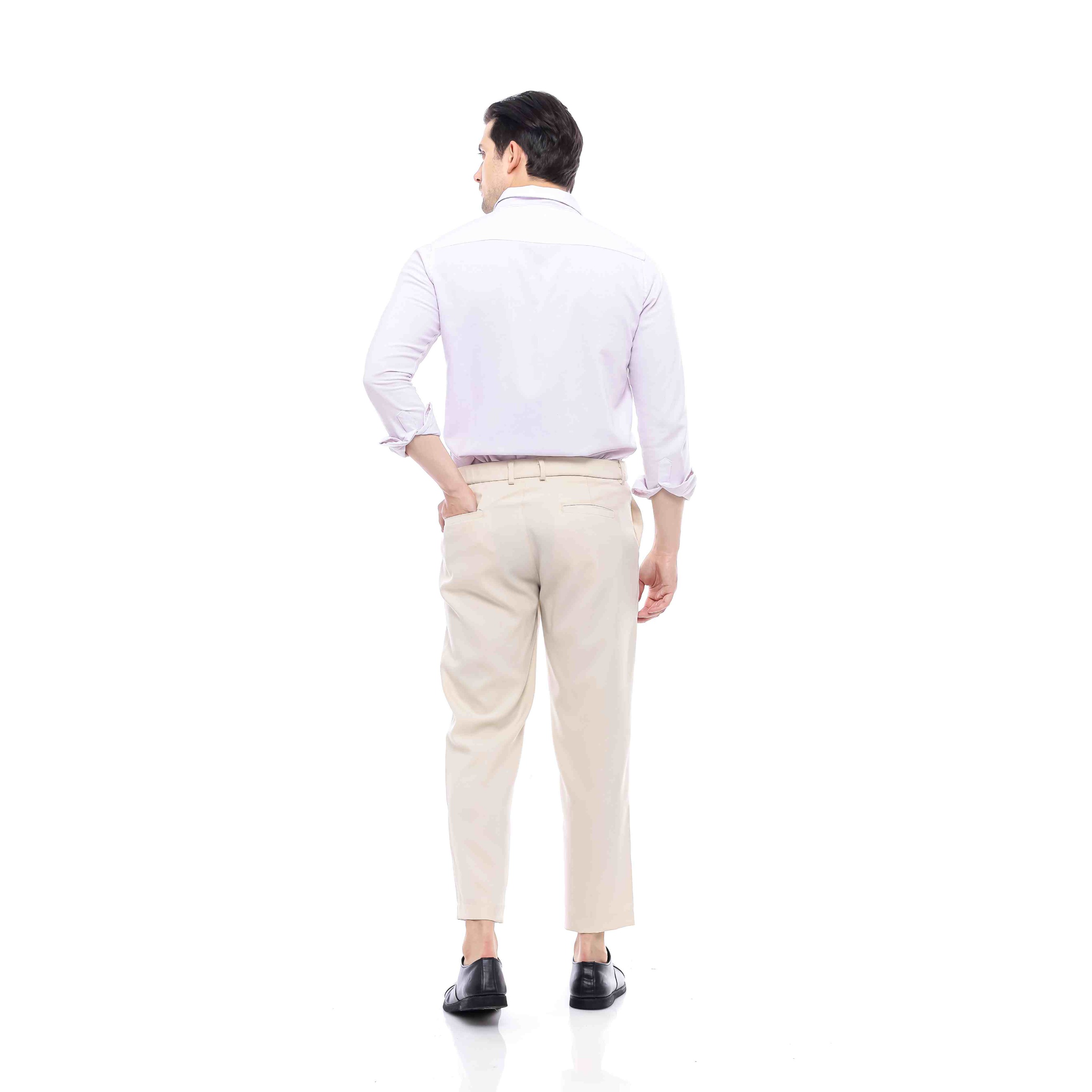 Cream Mestro Ankle Pants