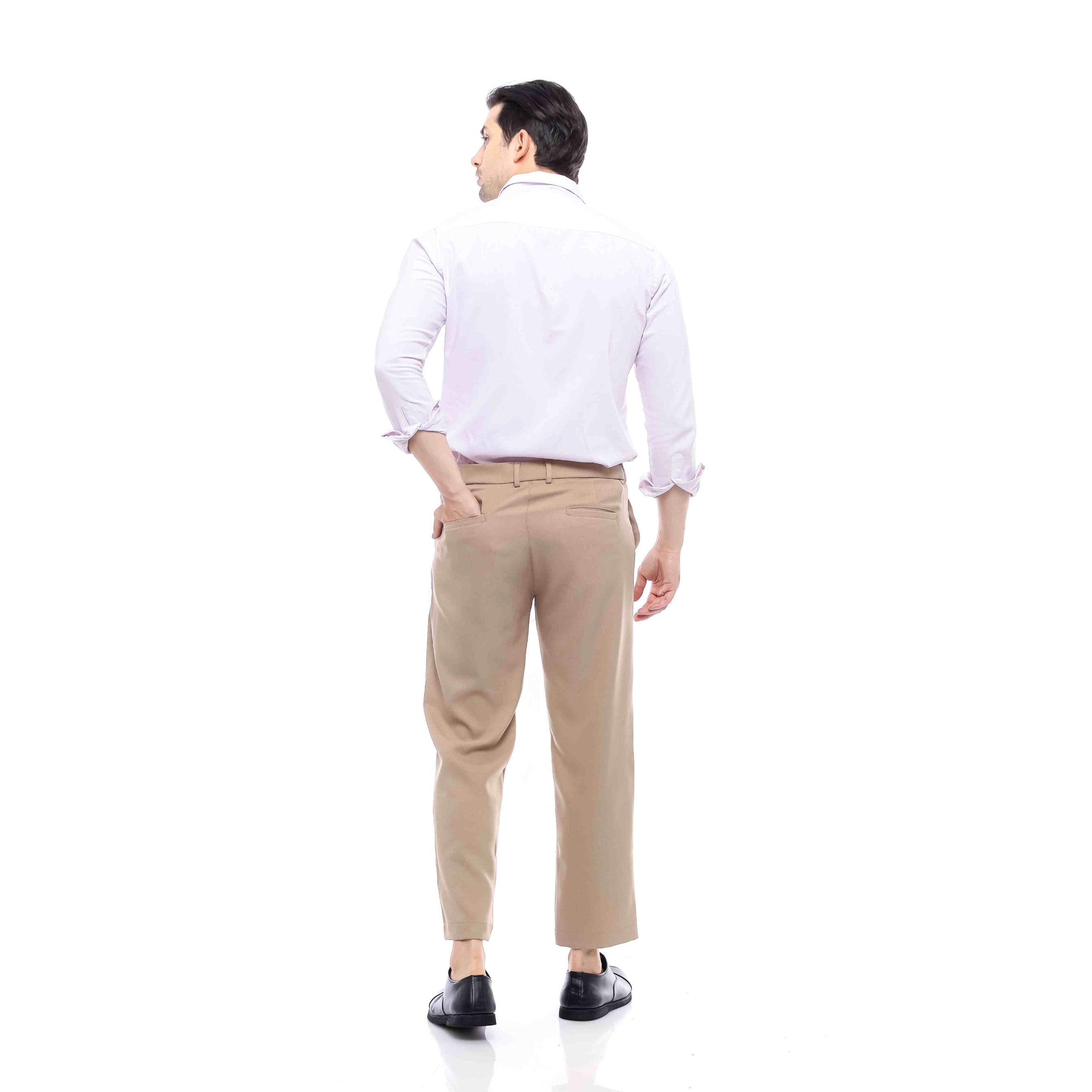 Khaki Mestro Ankle Pants