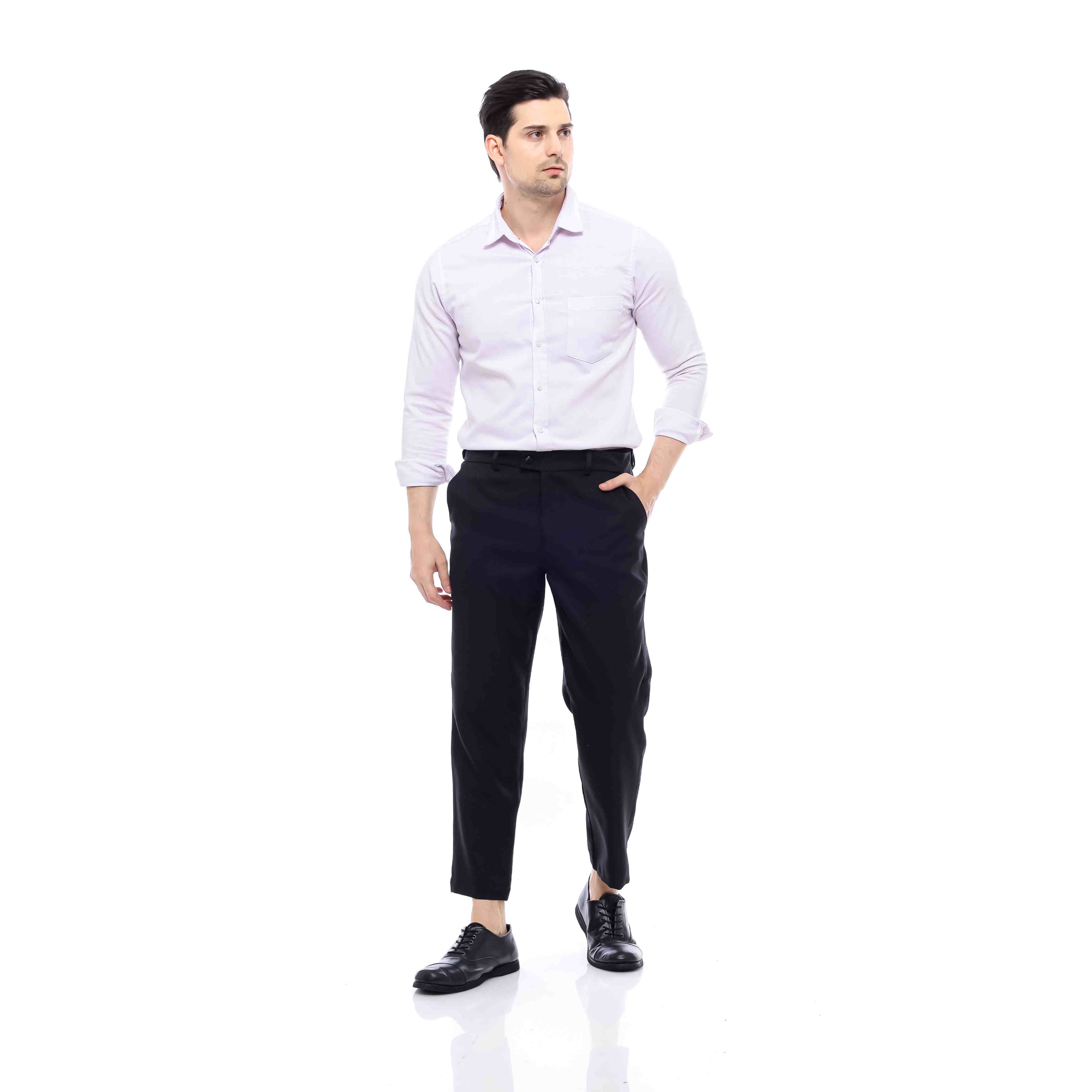 Deep Black Mestro Ankle Pants