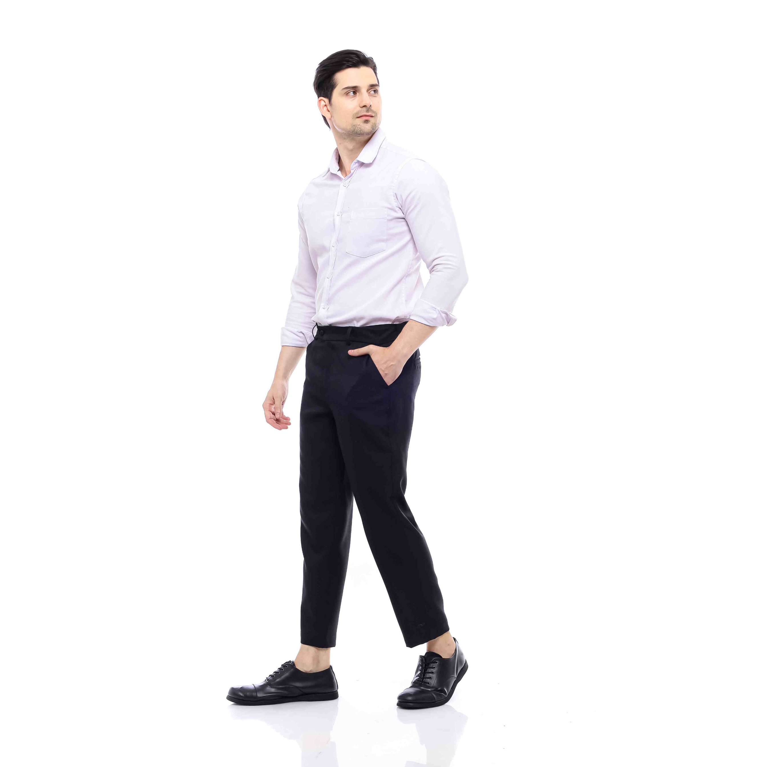 Deep Black Mestro Ankle Pants