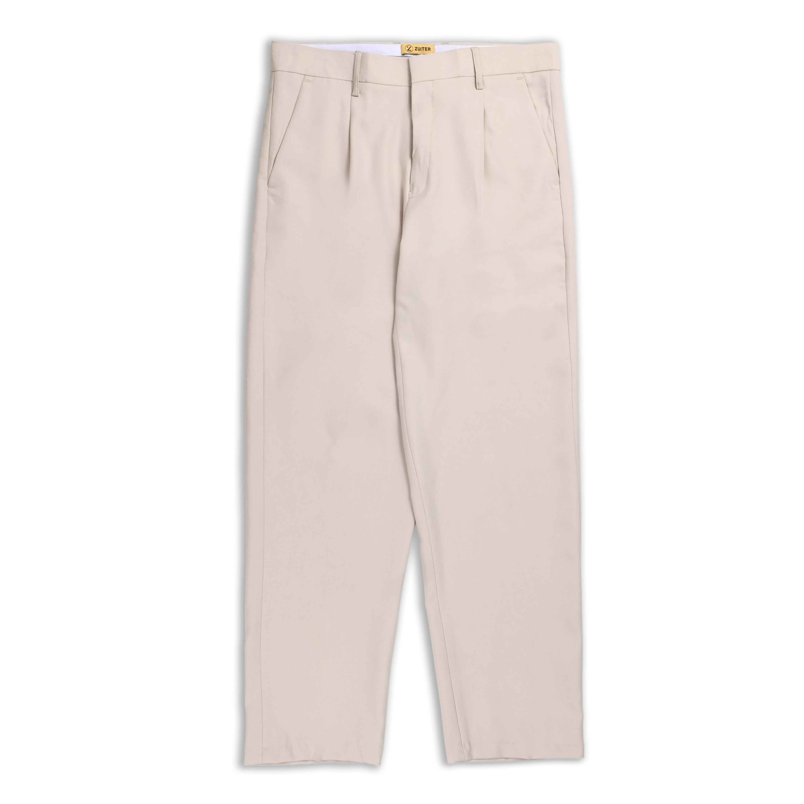 Cream Loose Pants
