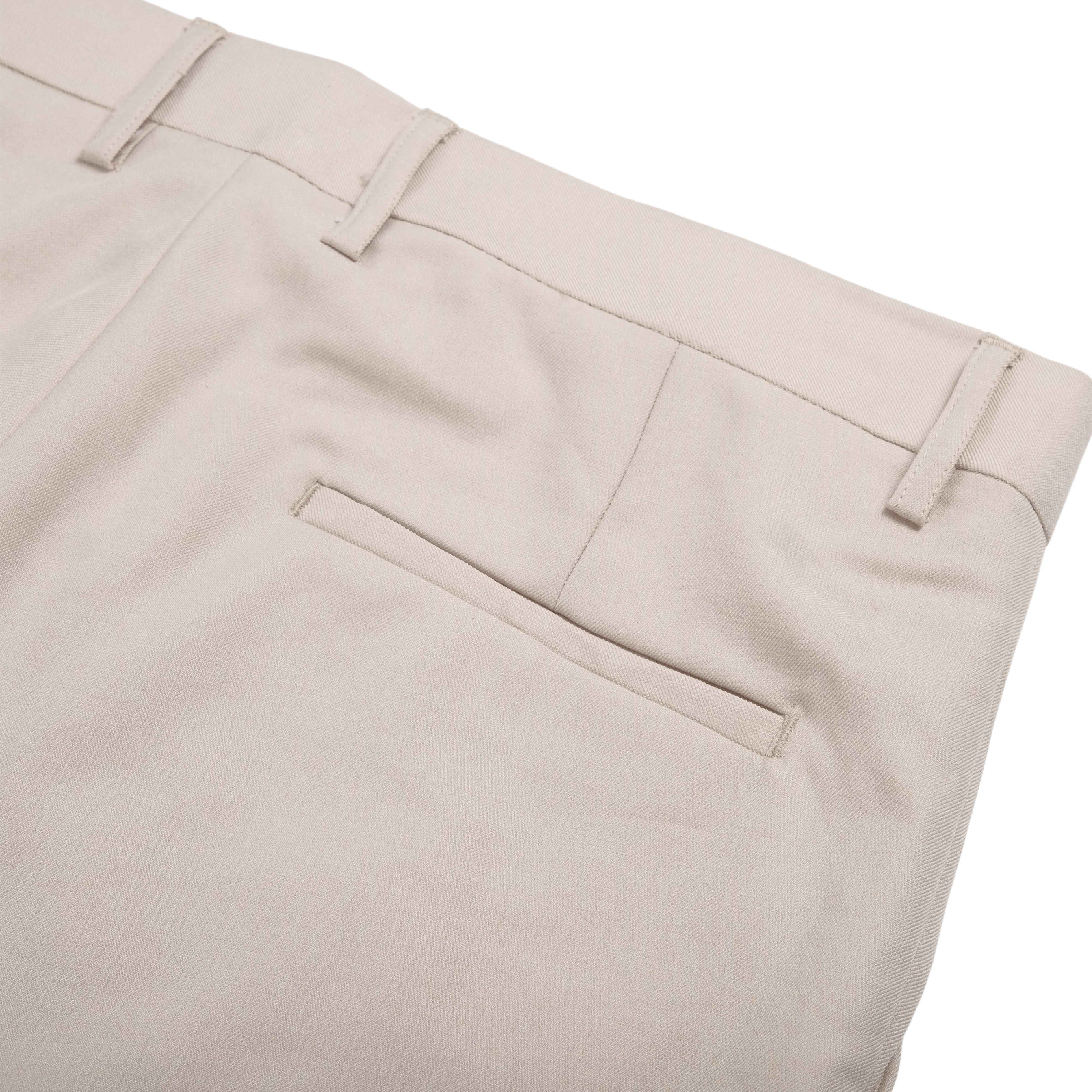 Cream Loose Pants