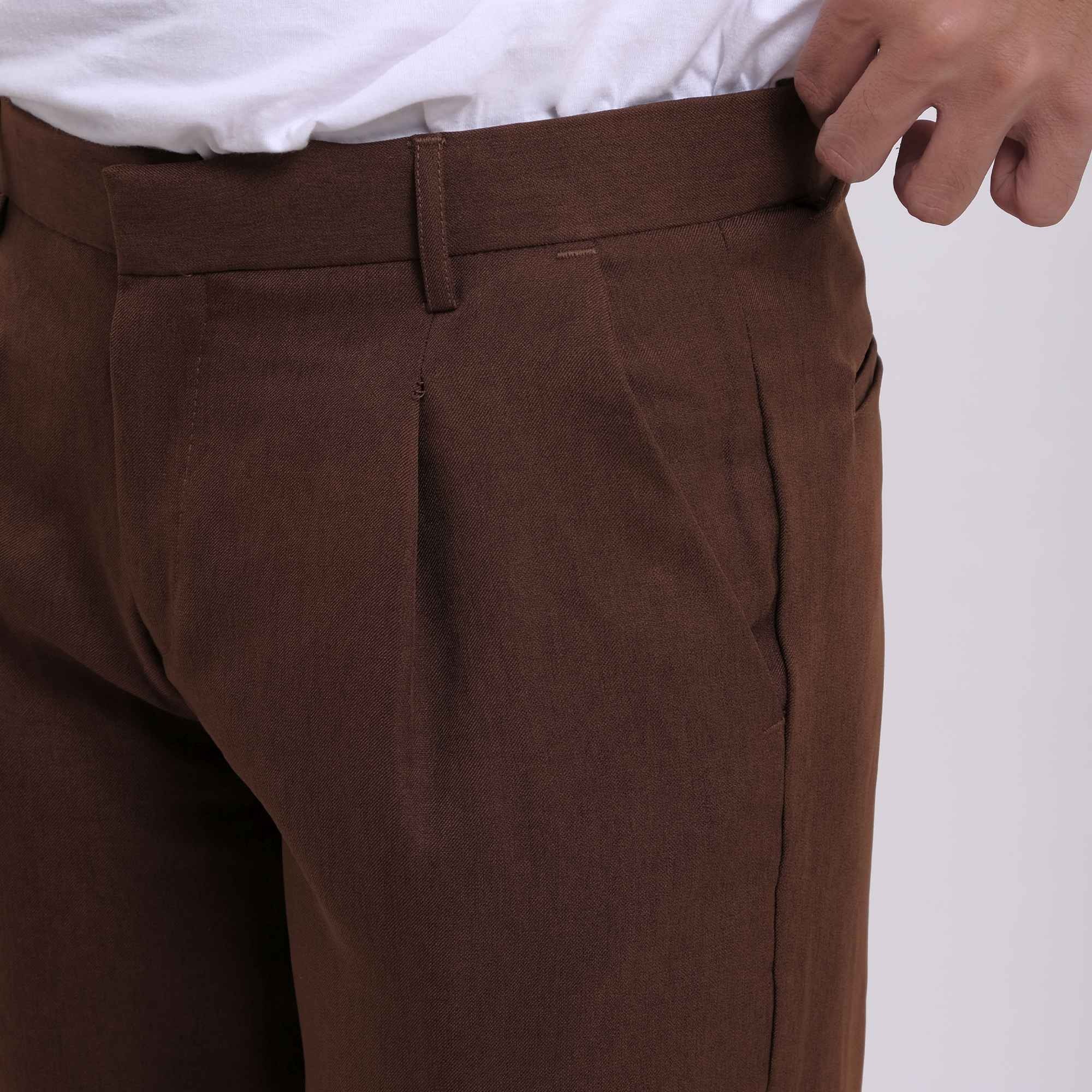 Brown Loose Pants