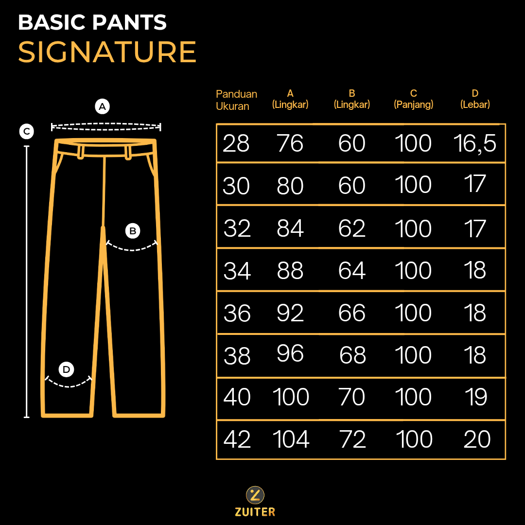 Oat Basic Pants Signature