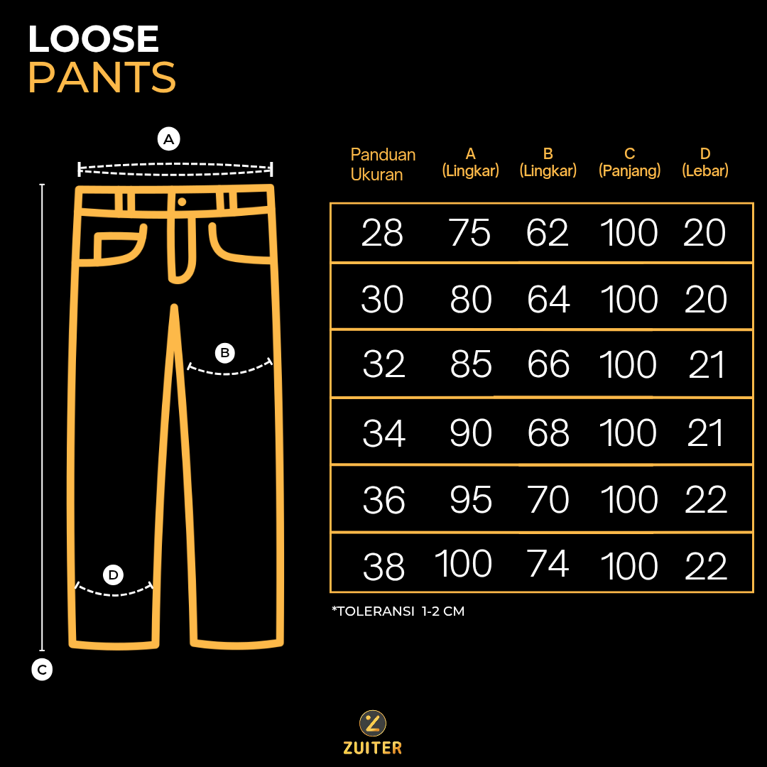 Cream Loose Pants