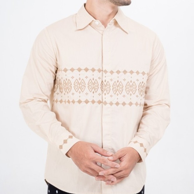 Dama Kara Kaimana Kemeja Embroidery