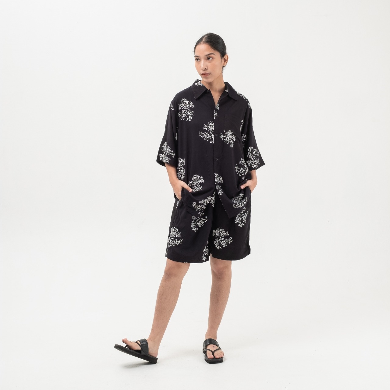 Dama Kara Suar Shirt Shortsleeve