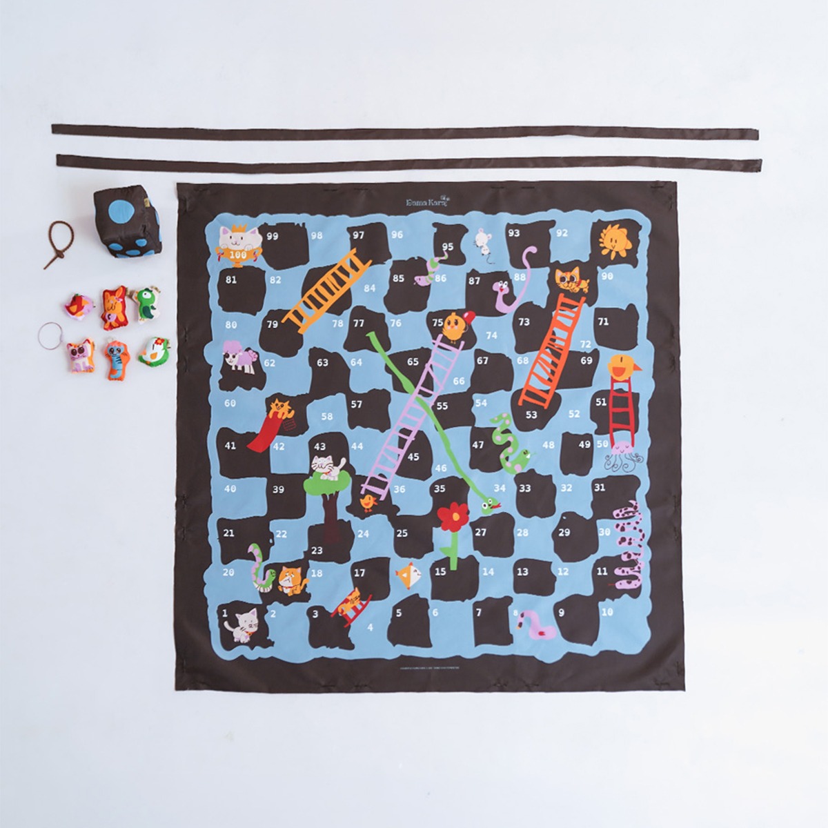 Dama Kara Ular Tangga Playmat